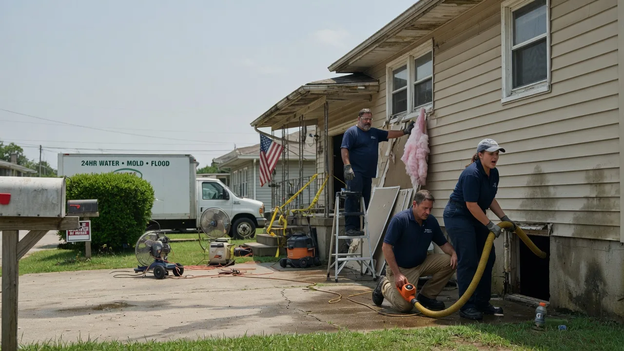 Water Damage Repair in Como, MS near me